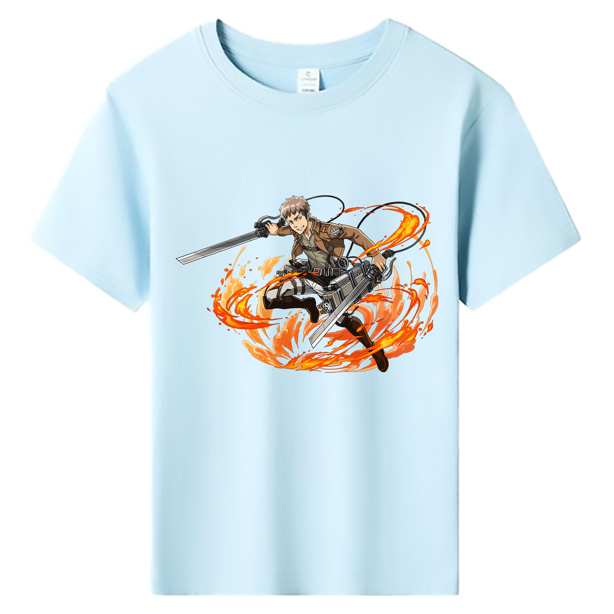 （画像用） 進撃の巨人 ジャン・キルシュタイン Attack on Titan Jean Kirstein 綿100％キッズTシャツ（フロントプリント）
